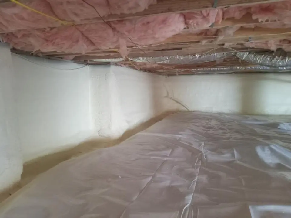 Crawl space encapsulation with closed-cell spray foam for Roof Maintenance in Wawayanda